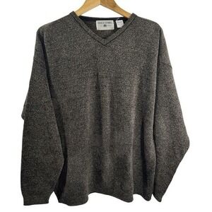 Idea Uomo  Fleece‎ Sweater Men Size L Wool Blend Made In Italy Grey  Knitted